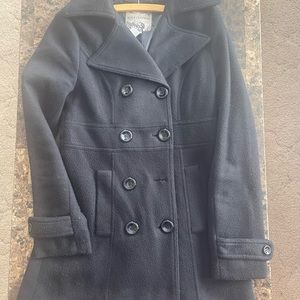 Black button jacket